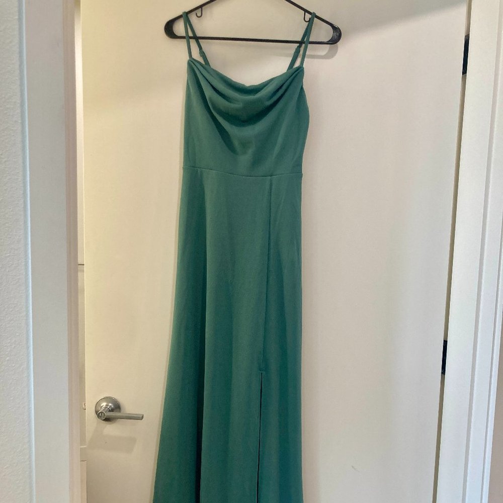 Birdy Grey Ash Crepe Dress - Sea Glass